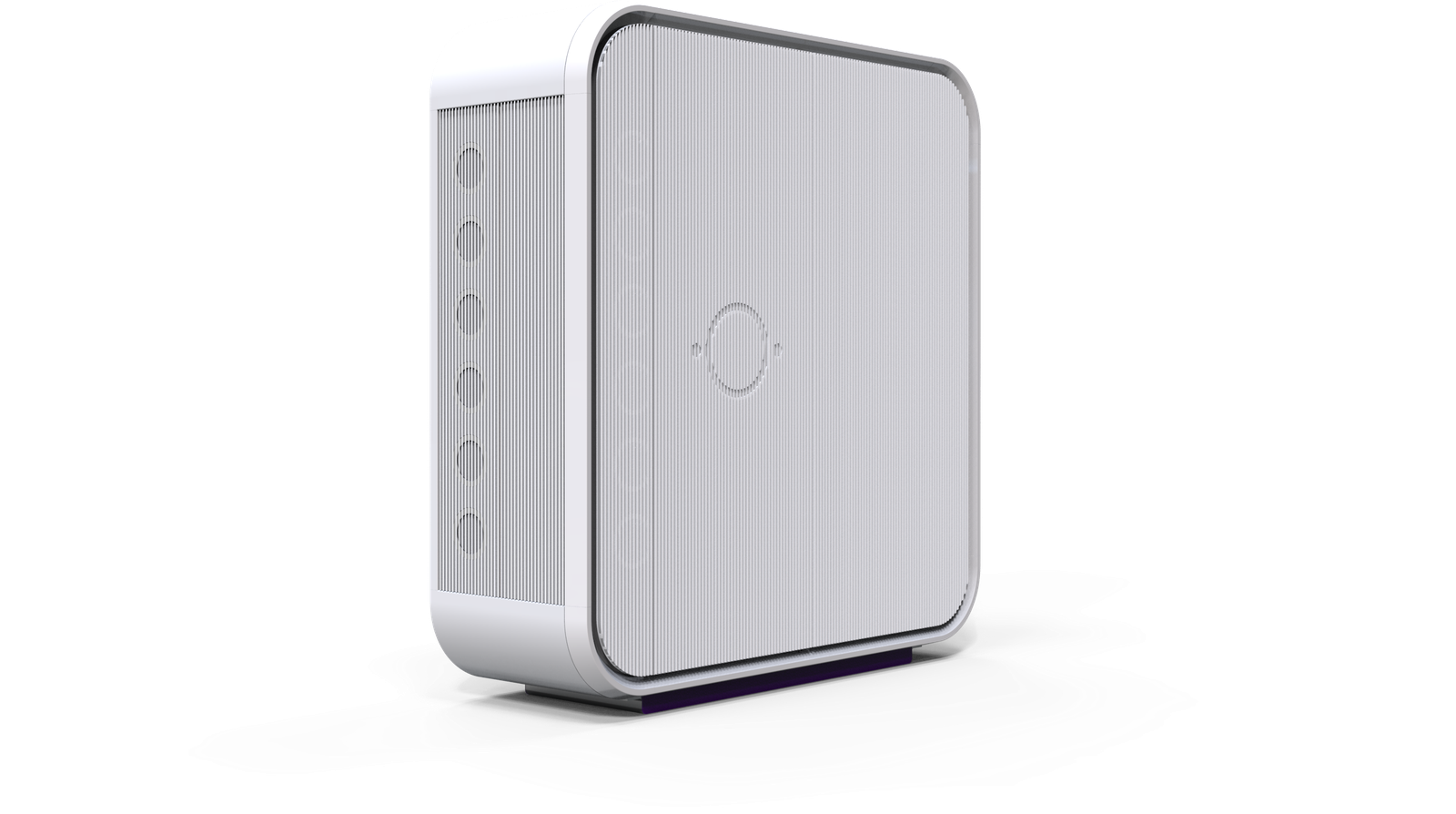 Detailed product rendering of the LAVO HESS cabinet and enclosure