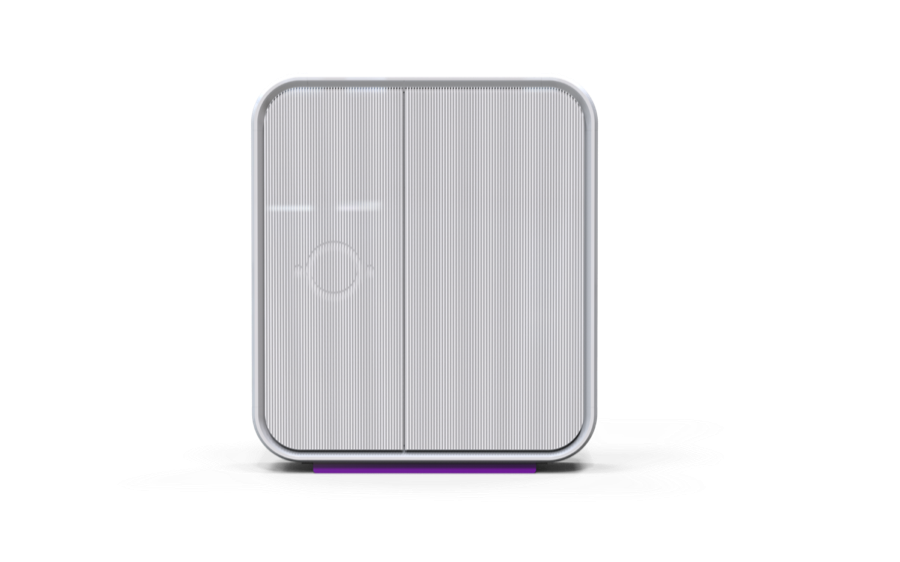 LAVO C&I HESS Power Module, a floor-standing cabinet with a ribbed aluminium front
